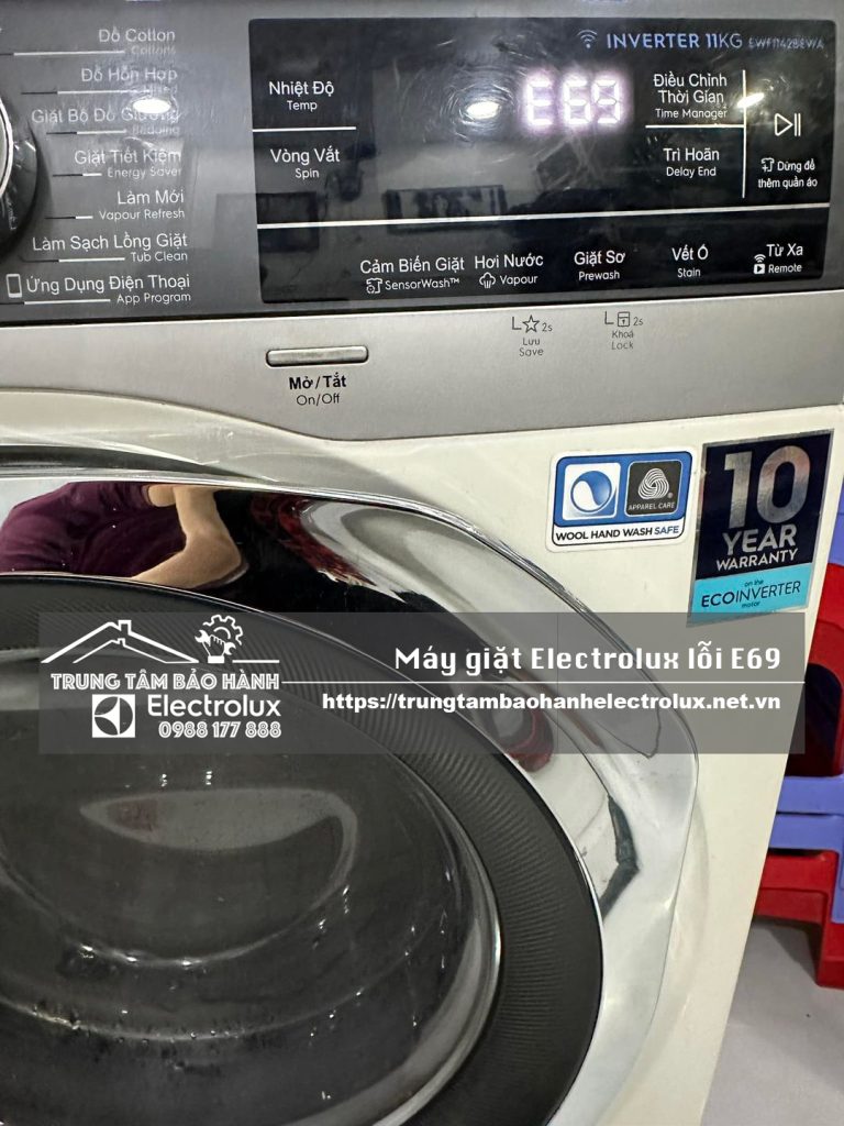 Sửa máy giặt Electrolux lỗi E69