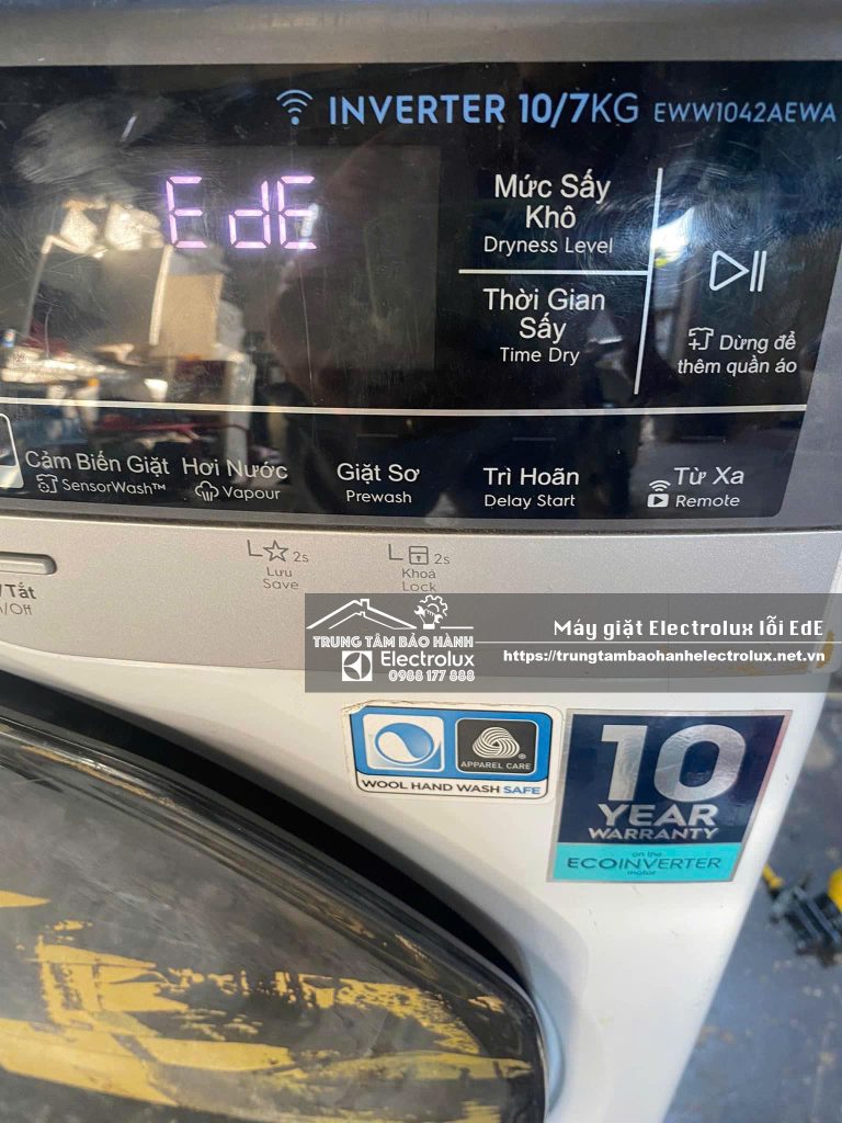 Sửa máy giặt Electrolux lỗi EDE