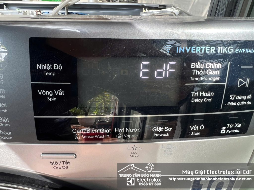 Sửa máy giặt Electrolux lỗi EDF