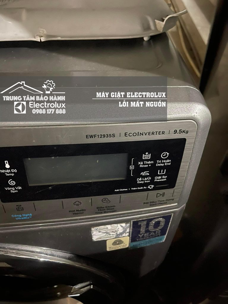 Sửa máy giặt Electrolux bị mất nguồn